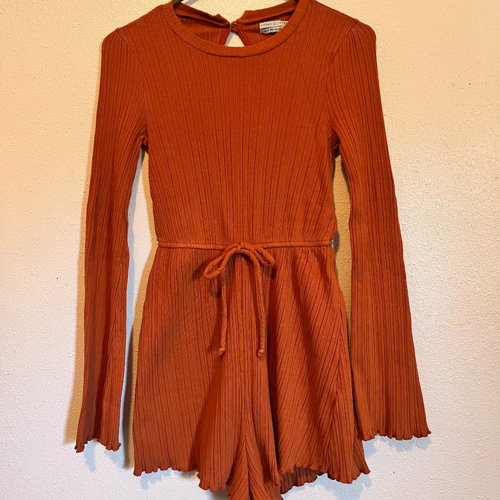 burnt orange romper